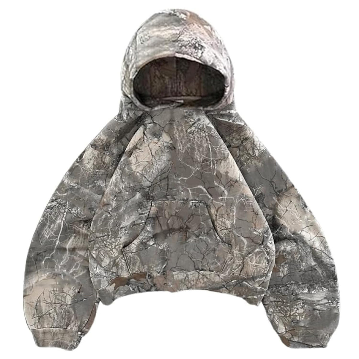 MAVORE Oversized Camo Hoodie
