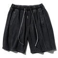 MAVORE Washed Black Shorts