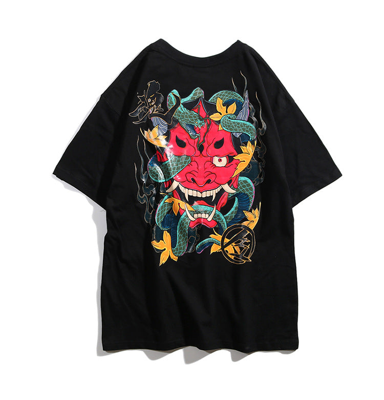 MAVORE Dragon Print T-Shirt