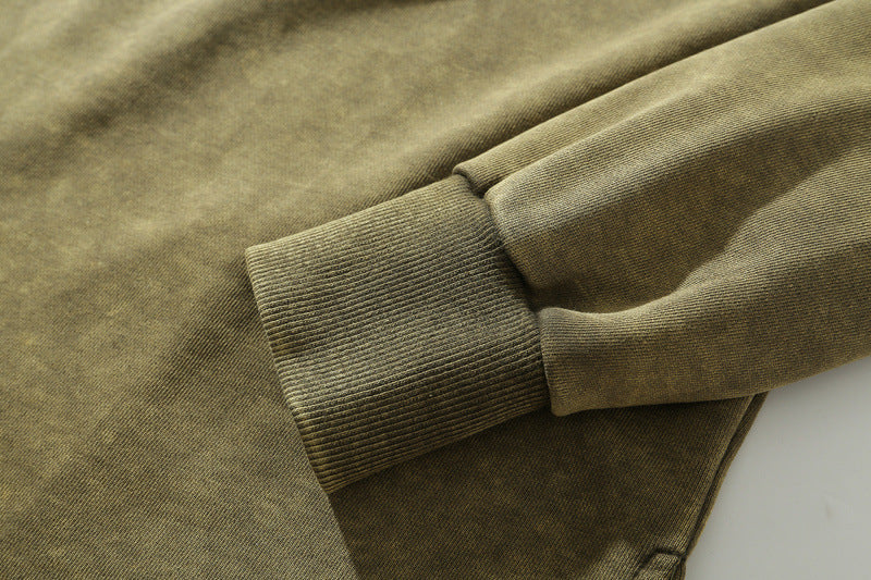 MAVORE Round Neck Green Sweater