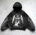 MAVORE Oversized Print Hoodie
