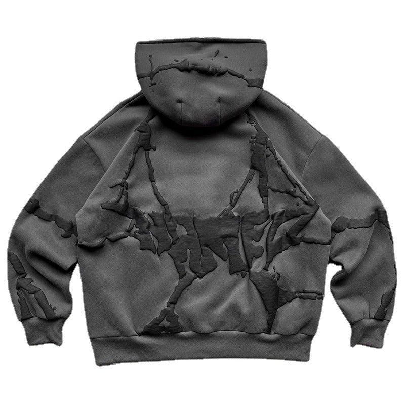 MAVORE Oversized Zip-Up Hoodie