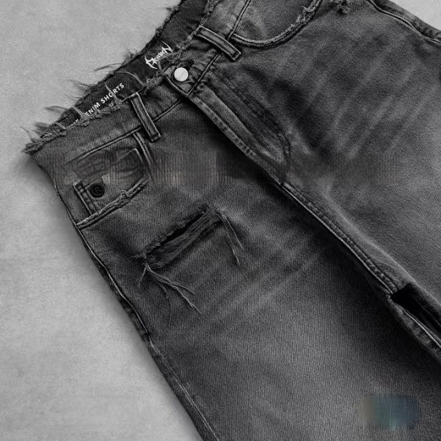 MAVORE Ripped Denim Shorts