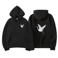 MAVORE Black Print Hoodie