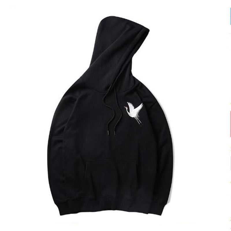 MAVORE Black Print Hoodie