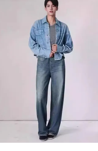 MAVORE Loose-Fit Wide Jeans