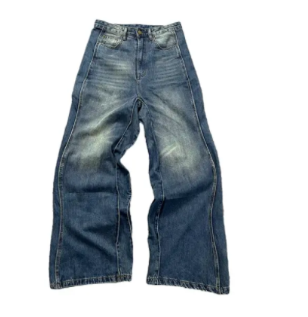 MAVORE Baggy Washed Jeans
