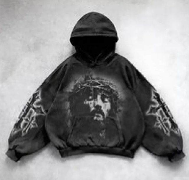 MAVORE Oversized Print Hoodie