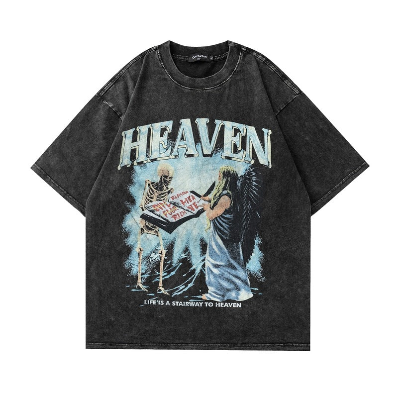 MAVORE Oversized Print T-Shirt