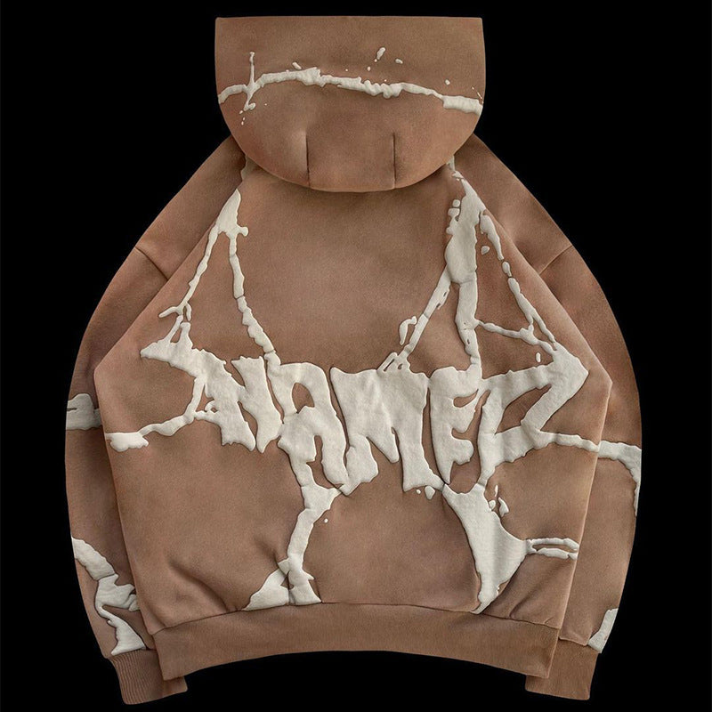 MAVORE Oversized Zip-Up Hoodie