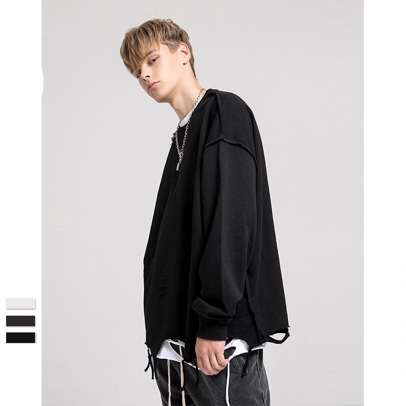 MAVORE Oversized Ripped Shirt