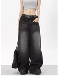 MAVORE Black Baggy Jeans