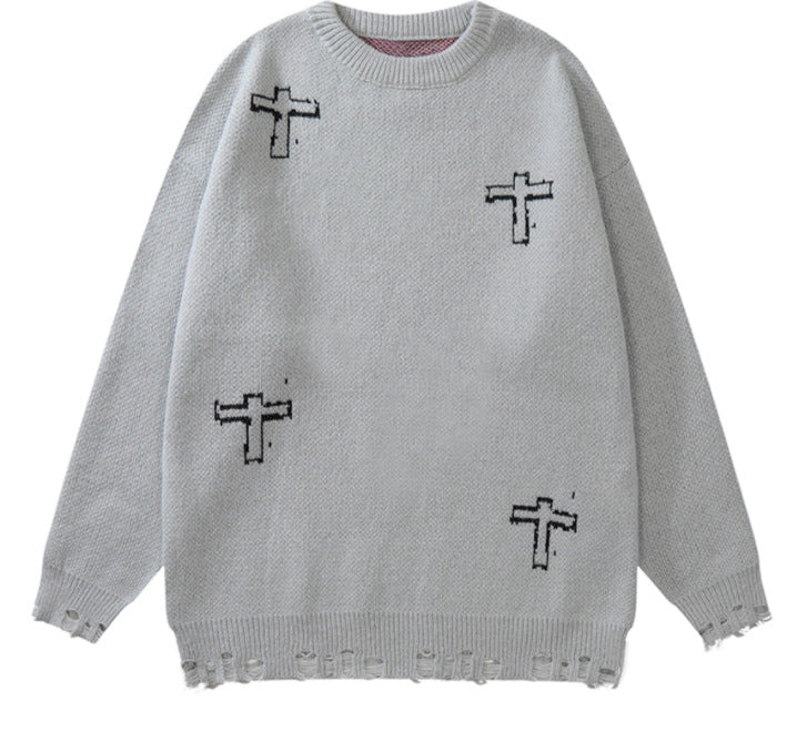 MAVORE "Jesus" Oversized Sweater