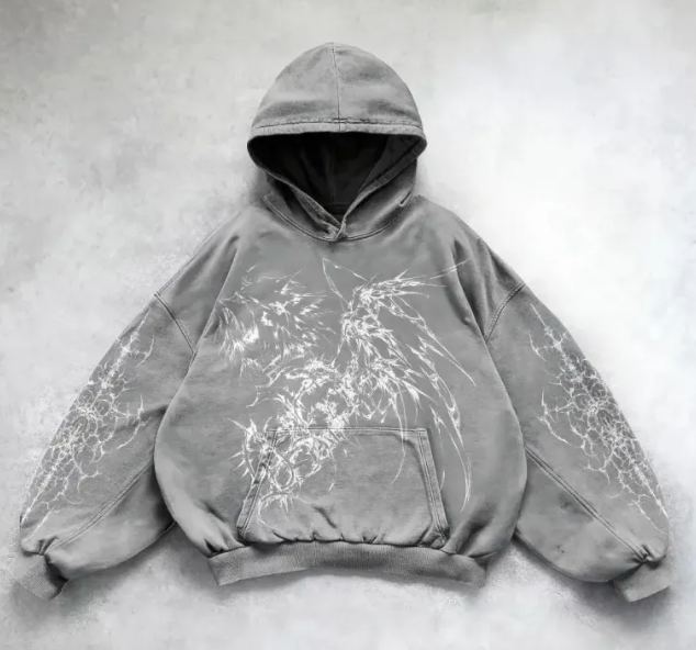 MAVORE Oversized Print Hoodie