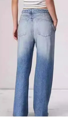 MAVORE Loose-Fit Wide Jeans