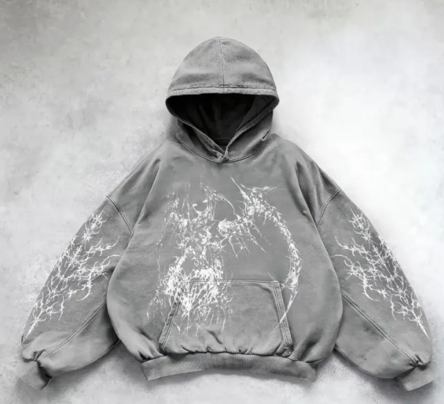 MAVORE Oversized Print Hoodie
