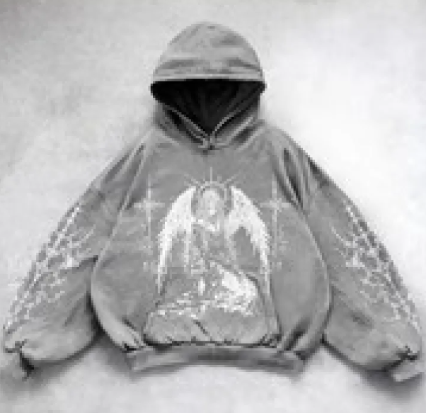 MAVORE Oversized Print Hoodie