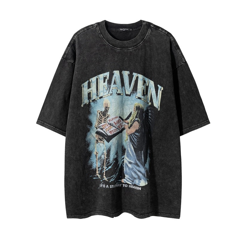 MAVORE Oversized Print T-Shirt